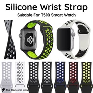 Silicone Two-Tone Smart Watch Strap For T500 W26 X7 Q99 FT50 T5 Pro FT30 F10 F8 W54 W68 M33 W4 C200 