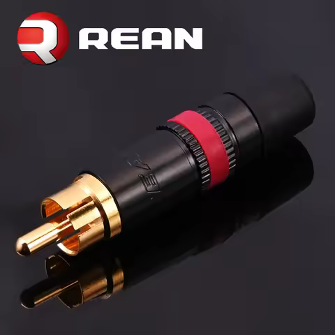 Audiophile RCA NYS373 Jack Plug Copper Rhodium/Gold Plated RCA Connector For Speaker Terminal Audio 