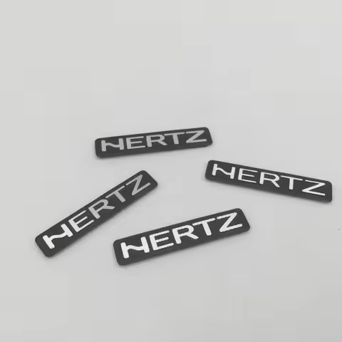 2pcs 5pcs 10pcs for HERTZ car Hi-Fi speaker audio speaker badge stereo emblem sticker styling access