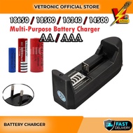 18650 Battery Charger round pin type AC-240V 18650 16340 14500 Li-ion Rechargeable Battery charger