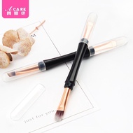 Eyeshadow Brush/Double-Headed AA1S42-Ebrow Brush Angled Eyebrow Powder Brush Makeup Eyelashes Dual-P