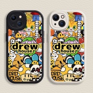 Case iPhone for 14 / 13 / 12 / 11 Promax Drew House Cartoon Soft Casing for iPhone  6 / 7 / 8 Plus /