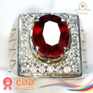 Hessonite Garnet Ceylon Sri Lanka Gemstone Ringnatural