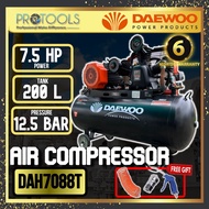 DAEWOO DAH7088T AIR COMPRESSOR 7.5HP | 12.5BAR | 200L FOC 3 ITEM 