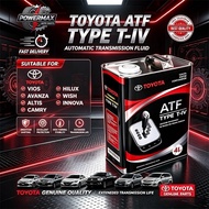 08886-81015/08886-81400 ATF TYPE- T-IV AUTOMATIC TRANSMISSION FLUID 4L FOR TOYOTA