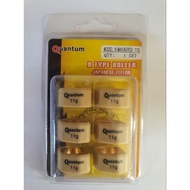 Quantum D TYPE 11g Weight Roller / Bola / Flyball NMAX, AEROX, MIO I 125 Japanese Teflon 6 pieces