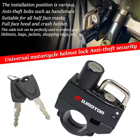 For QJMOTOR SRT 550 800 SX SRT 600 SRT 550SX 800SX SRT800 SRT550 SX Motorcycle Supplies Helmet Lock 