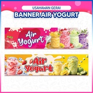 AIR YOGURT Banner - Sales Stall Business Ramadan Fasting Bazaar/ Night Market/ Morning/ Evening/ Sta