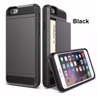 iPhone 6S / 6 / iPhone 6S Plus / 6 Plus / 8 / 8 Plus / 7 / 7 Plus Rugged Card Slot Armour Phone Case Casing Cover