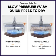 ✓ ✾ ♞ Joybos Spinner Flat Mop Self Wash Spin Mop 360 Clean and dirty water separation tank/mop clot