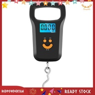 [Redpowderyan.] LCD Digital Electronic 50Kg 10g Hanging Scale for Kitchen Fishing Weights Pocket Tra
