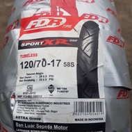 BAN LUAR FDR SPORT XR EVO 120/70-17 BAN TUBELESS FDR