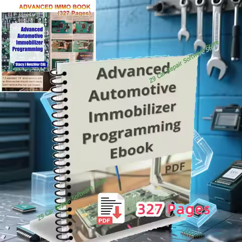 Advanced IMMO BOOK Automotive Immobilizer Programming Ebook 327 Pages PDF Check/Diagnose/Repair Car 