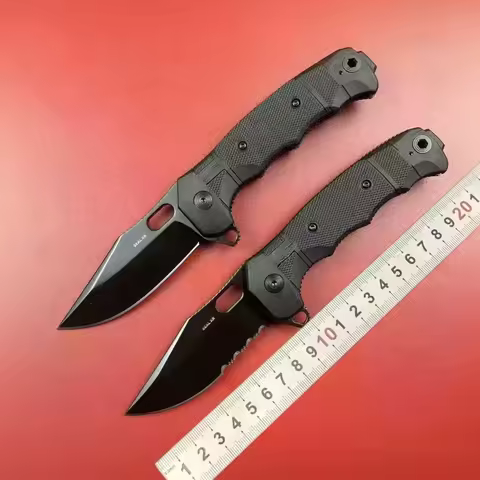 Mechanical SEAL XR Folding Knife Outdoor Tactical Knife Military Safety EDC Tools 8Cr13Mov Blade Nyl