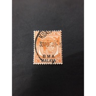 2 cent British Military Administration "BMA MALAYA" 1945 - Used stamp