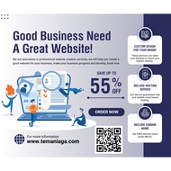 [PROMO] Complete Website for Business - Premium Design, Domain & Hosting