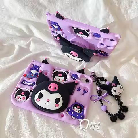 Cartoon Kuromi Ipad Case Drop-Proof Waterproof for Ipad Air4 Case 2020 Ipad 10.2 Generation Case Ipa