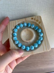 高質海紋石/拉利瑪石手串 10mm 15.5手圍