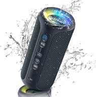 Ortizan 40W Portable Bluetooth Speaker with LED Light 360° Strong Bass Stereo Wireless Speakers IPX7