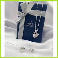 ❁ ◶ Unisilver 925 Sterling Silver Necklace Set (SET106-101018)