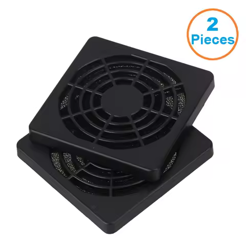 2pcs/lot 6CM Computer Guard Black Plastic Dustproof Dust Filterable 60mm PC Case Fan Cooler Filter C