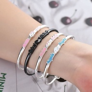 Alloy Bangle Bracelet Cinnamoroll Sanrio Cute Cartoon Bangle Bracelet