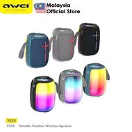 Awei Y525 Colourful Light Bluetooth Speaker Wireless Speaker Mini Portable Speaker IPX6 Dynamic RGB 