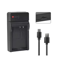 Battery X2 + Slim USB Charger for Sony NP-BG1 NP-FG1 Battery Sony Cybershot DSC-HX5V, DSC-HX9V, DSC-