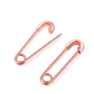 Free Shipping Earrings 彩金耳钉男女韩国18K金别针耳骨耳扣时尚个性au750玫瑰金耳环正品 Subang Anting-anting