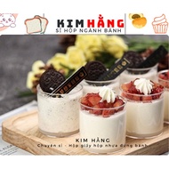 Set of 50 round cylindrical cups LC-86 70ml for mousse, tiramisu,.....cups used to decorate teabreak