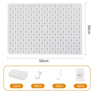 Pegboard เพ็กบอร์ด บอร์ดรูพลาสติก ABS DIY กระดานแขวนผนังสำหรับจัดเก็บของพร้อมชุดติดตั้ง ไม่เจอะผนัง