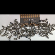 STAINLESS EAR NUT M8 - NUT WING SS304 M8 P1.25
