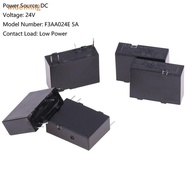 widefiling 5PCS 24V Relay F3AA024E 5A 24VDC F3AA012E F3AA005E Normally Open 4 Feet Relay 5A Nice