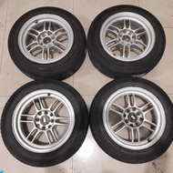 READY VELG BEKAS RPF-1 R15X7 BAUT 4 PCD 4X110/4x114 ET35 + BAN