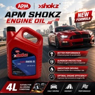 APM SHOKZ MINERAL 10W30 15W40 20W50 - 4L ENGINE OIL