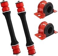 Suspension Dudes 6 PC OEM Designed Front Sway Bar Link Kit + Front CODE RED EXTREME Bracket/Bushing
