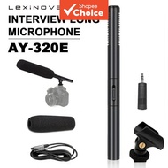 AY-320E Professional Shotgun Condenser Microphone XLR for Interview Camera  Mikrofon Kondensor Senap