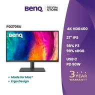 [New] BenQ PD2706U｜MacReady Designer Monitor｜27-inch｜4K UHD USB C｜DisplayHDR 400 ｜90W Power Delivery