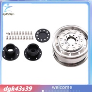[Pretty] For 1/14 Scale RC Car Front Wheel Hub Kit Upgrade for  Tractor Model Accessories