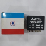 TH-S805 10-Pin 24V Flasher Unit - For MAN Truck & Bus Unit Kelipan TH-S805 10-Pin 24V - Untuk Lori &