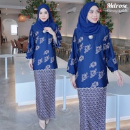 Baju Kurung Kedah Melrose Sulam Sutera Dobby Silk