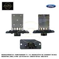 FORD RANGER '11 / '12 / MAZDA BT50 '08 / EVEREST '08 HCC RESISTOR (ORG) 4 PIN - LD-1F3-001-01 / UR56