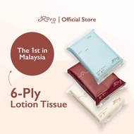 Roro 6-Ply Lotion Tissue | s 1st Pocket Tissue with Japanese Lotion – 10 Packs
