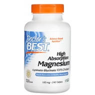 Doctor's Best, High Absorption Magnesium, 100 mg