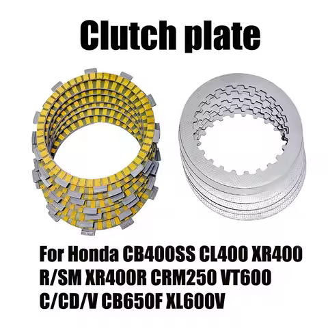For Honda CB400SS CL400 XR400 R/SM XR400R CRM250 VT600 C/CD/V CB650F XL600V Motorcycle Clutch Fricti