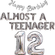(SG Seller) 12th Birthday Decorations, 12th Birthday, 12 Years Old, Official Pre Teen, 12th Birthday
