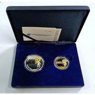 29th SEA Games & 9th ASEAN Para Games 2017 Years 2 in 1 RM1 & RM10 Silver Coloured Proof Coin With B