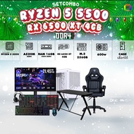 SETCOMBO ครบจบพร้อมเล่น BUY 1 FREE 7/ BONMECOM2 คอมประกอบ / CPU Ryzen 5 5500 / VGA RX 6500 XT 4GB / 