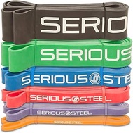 'Serious Steel 41'' Assisted Pull-up Band, Heavy Duty Resistance Band Sets, Stretching, Powerlifting