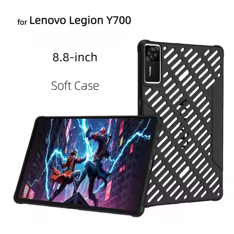 Flip Cover for Lenovo Legion Y700 Tablet Case Gen4 Gen3 Gen5 8.8 Inch Soft TPU Back Cover for Legion